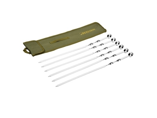 Набор плоских шампуров 45 см 6 шт в чехле BOYSCOUT 61327/12